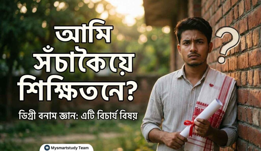 আমি সঁচাকৈয়ে শিক্ষিতনে